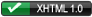 Valid XHTML 1.0 Transitional